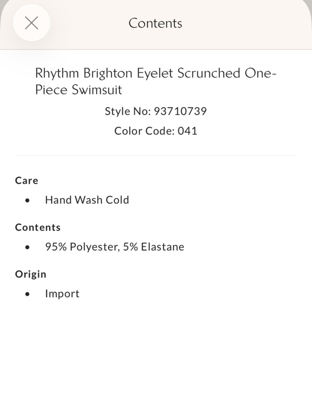 Free People Rhythm BRIGHTON EYELET SCRUNCHED ONE PIECE SWIMSUIT - Picture 8 of 16